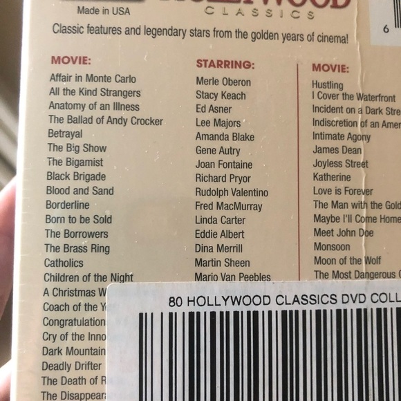 Hollywood Classics 80 Movies Collection 20 DVD Discs Classic Legendary SEALED - Picture 4 of 5